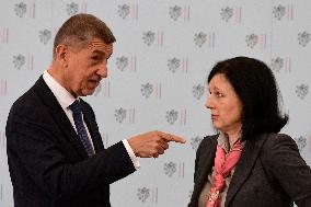 Andrej Babis, Vera Jourova