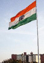 Connaught Place, Indian flag