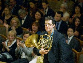 Alexandre Collard, horn player, Prague Spring Festival