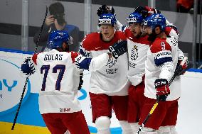 Milan Gulas, Dominik Kubalik, Jan Kovar, Radko Gudas