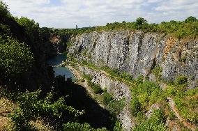 Big America, Czech Grand Canyon, quarry, limestone, lake