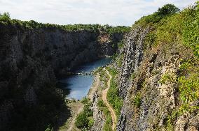 Big America, Czech Grand Canyon, quarry, limestone, lake