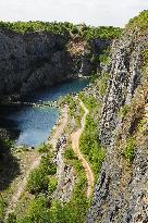 Big America, Czech Grand Canyon, quarry, limestone, lake