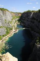 Big America, Czech Grand Canyon, quarry, limestone, lake