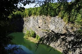 Little America, Czech Canyon, quarry, limestone, lake