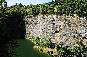 Little America, Czech Canyon, quarry, limestone, lake