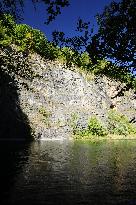 Little America, Czech Canyon, quarry, limestone, lake