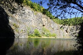 Little America, Czech Canyon, quarry, limestone, lake