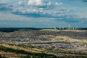 brown-coal mine and power plant Turow