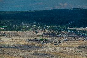 brown-coal mine and power plant Turow