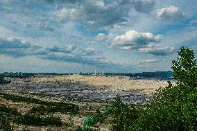 brown-coal mine and power plant Turow