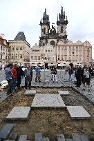 Renewal of Marian column starts in Prague centre