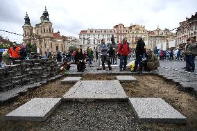 Renewal of Marian column starts in Prague centre
