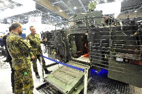 Puma infantry fighting vehicle, international trade fair of defence and security technology IDET