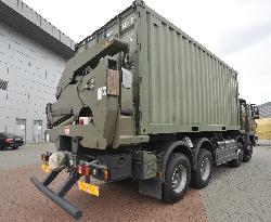 Tatra 815 Steelbro KL300 container carrier, international trade fair of defence and security technology IDET