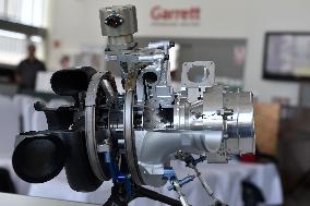 Garrett Motion's research and development centre, turbo component