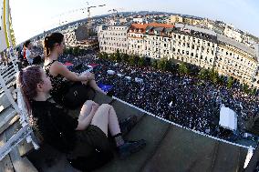 demonstration for Justice Minister Marie Benesova's resignation in Prague