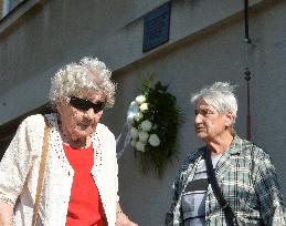 survivors of the obliteration of the Lidice village in 1942, Marie Supikova, Libuse Souckova