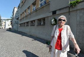 survivors of the obliteration of the Lidice village in 1942, Marie Supikova