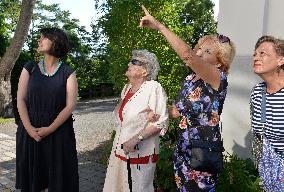 survivors of the obliteration of the Lidice village in 1942, Marie Supikova