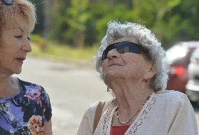 survivors of the obliteration of the Lidice village in 1942, Marie Supikova