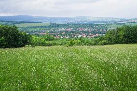 Velka nad Velickou village, meadow