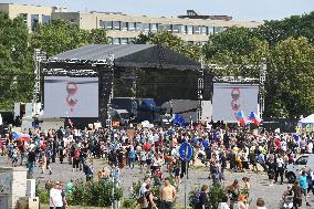 The largest Czech mass demonstration since 1989
