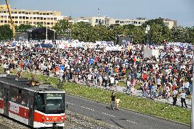 The largest Czech mass demonstration since 1989