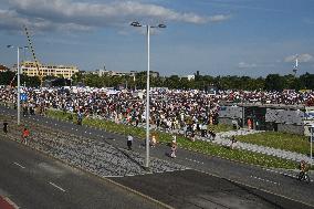 The largest Czech mass demonstration since 1989