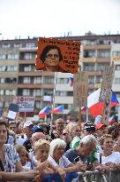 The largest Czech mass demonstration since 1989