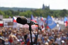 The largest Czech mass demonstration since 1989