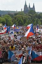 The largest Czech mass demonstration since 1989