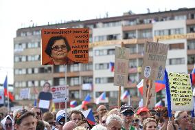 The largest Czech mass demonstration since 1989