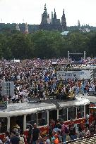 The largest Czech mass demonstration since 1989