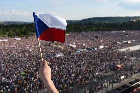 The largest Czech mass demonstration since 1989