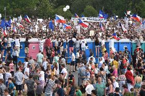 The largest Czech mass demonstration since 1989