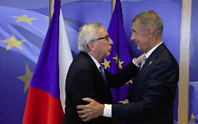 Andrej Babis, Jean-Claude Juncker