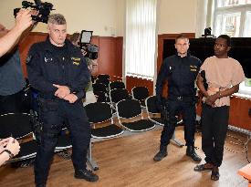 police have accused a young man from Africa of having raped a girl in Czech Republic, suspicious man