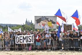 The largest Czech mass demonstration since 1989