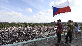 The largest Czech mass demonstration since 1989