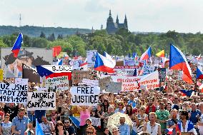 The largest Czech mass demonstration since 1989