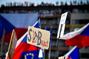 The largest Czech mass demonstration since 1989