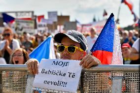 The largest Czech mass demonstration since 1989