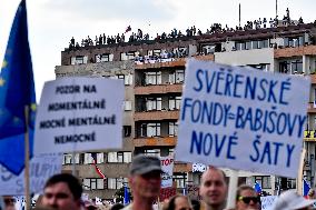 The largest Czech mass demonstration since 1989