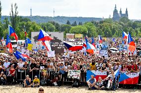 The largest Czech mass demonstration since 1989