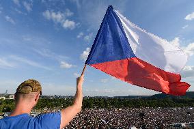 The largest Czech mass demonstration since 1989