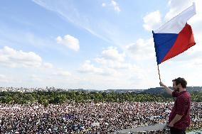 The largest Czech mass demonstration since 1989