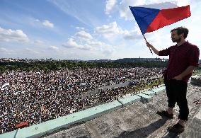 The largest Czech mass demonstration since 1989