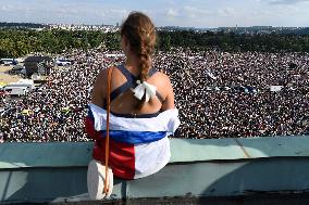 The largest Czech mass demonstration since 1989