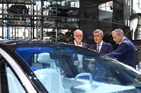 Andrej Babis, Kai Siedlatzek, Lars Dittert, Volkswagen Showcard ID concept